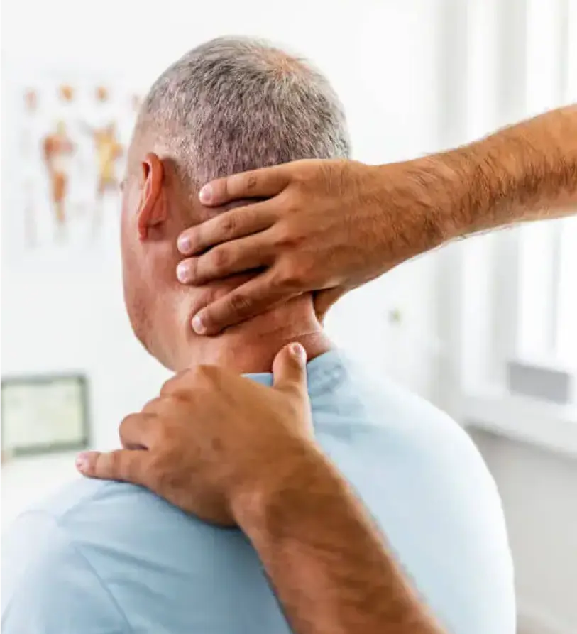 Physical therapy session